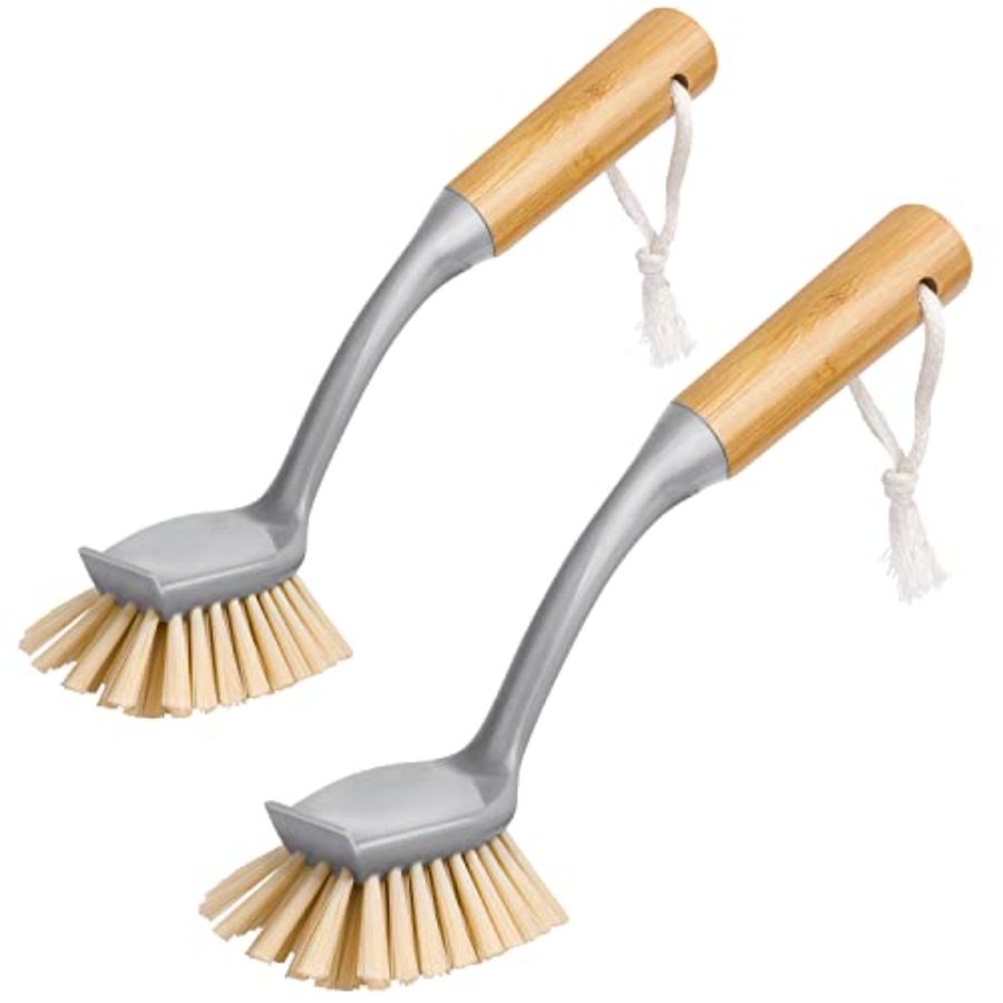 Dish Brush Bamboo - Szczotka do naczyń z bambusową rączką