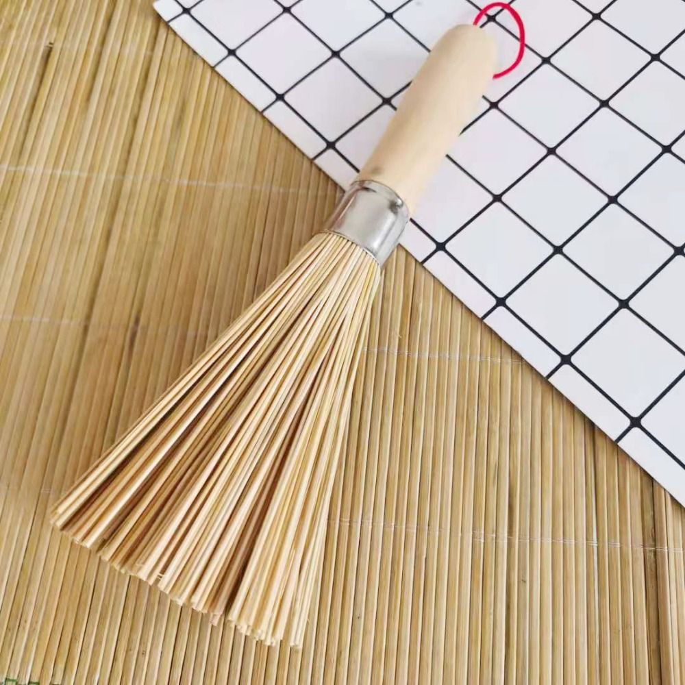 Dish Brush Bamboo - Tradycyjna, naturalna, trwała szczotka do woka