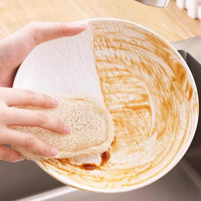 Naturalne gąbki z luffy do szo – Dish Brush Bamboo recenzja i cena