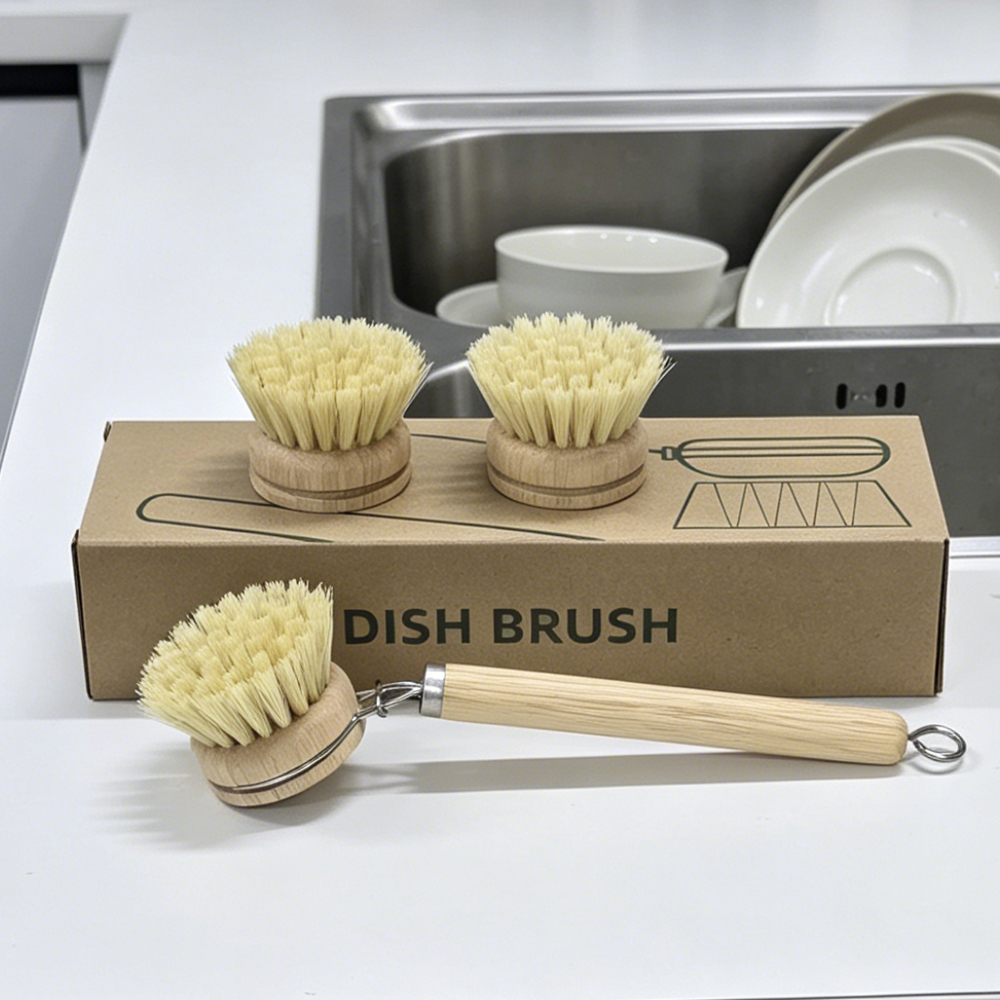 Zestaw szczotek do naczyń z dr – Dish Brush Bamboo recenzja i cena